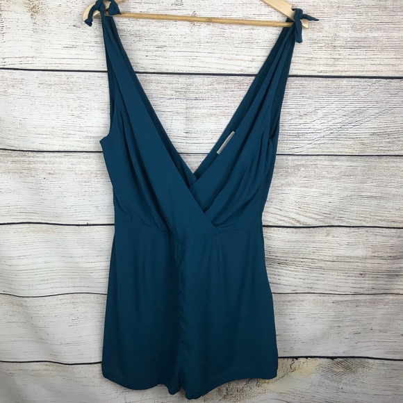 Urban Outfitters Pants - NWT Urban Outfitters romper shorts adjustable tie straps v-neck
